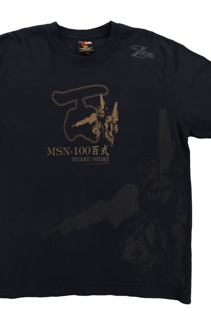 2005 Mobile Suit Zeta Gundam Hyaku-Shiki MSN-100 Graphic Tee