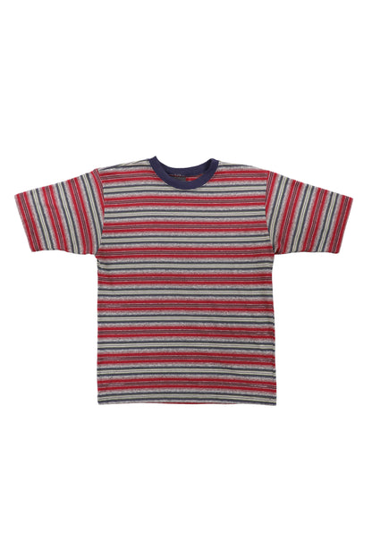 Vintage Bugle Boy Multi-stripe Patterned Tee