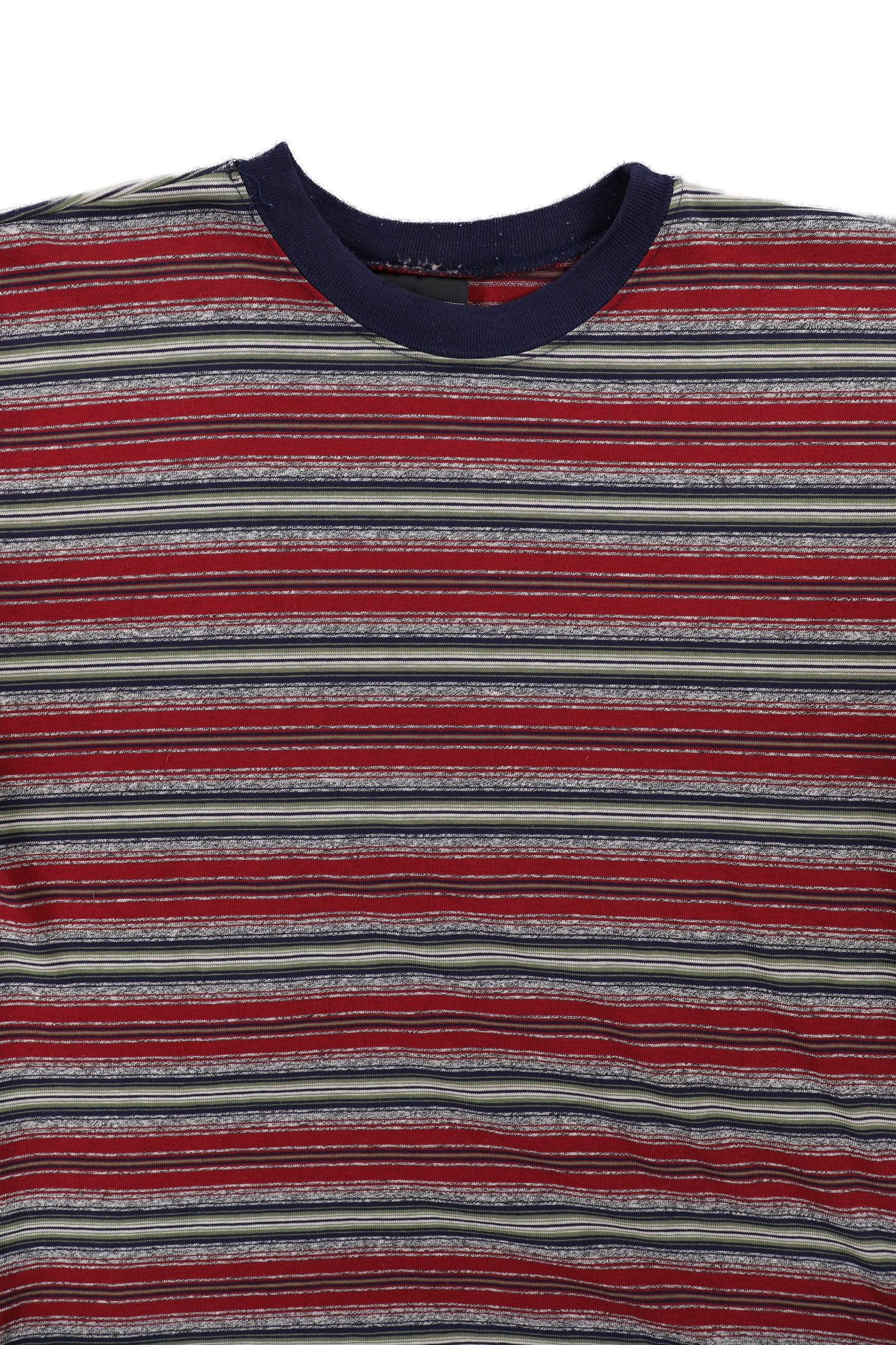 Vintage Bugle Boy Multi-stripe Patterned Tee
