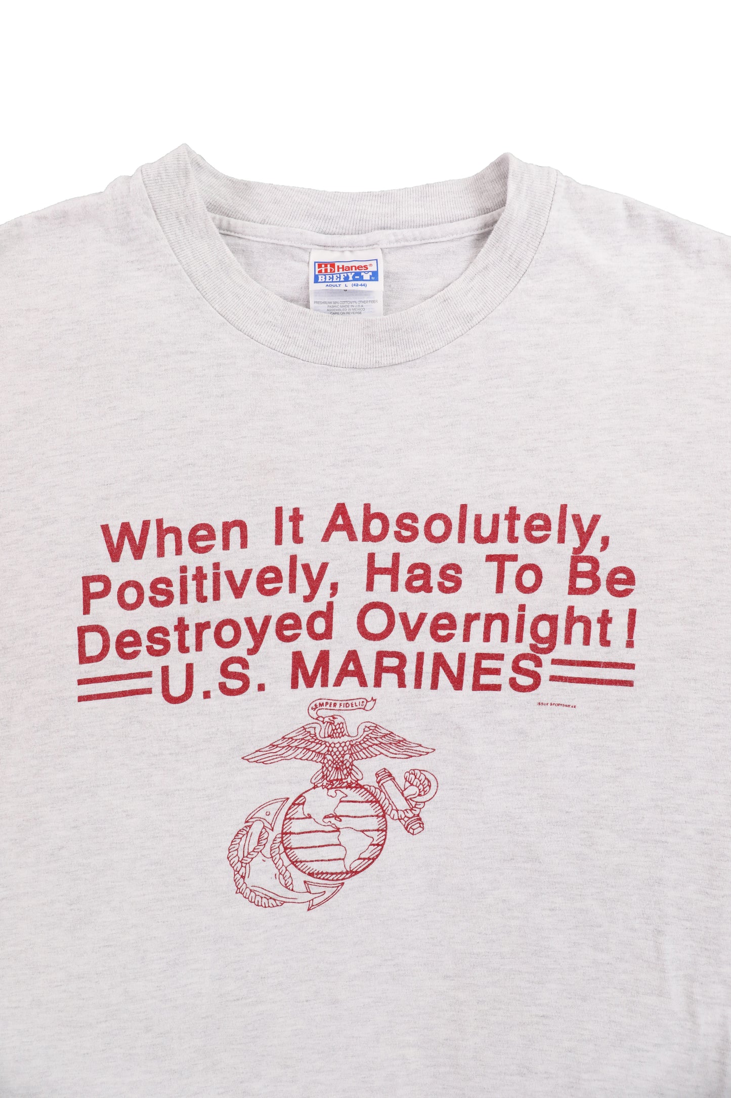 U.S Marine Grey Graphic Tee