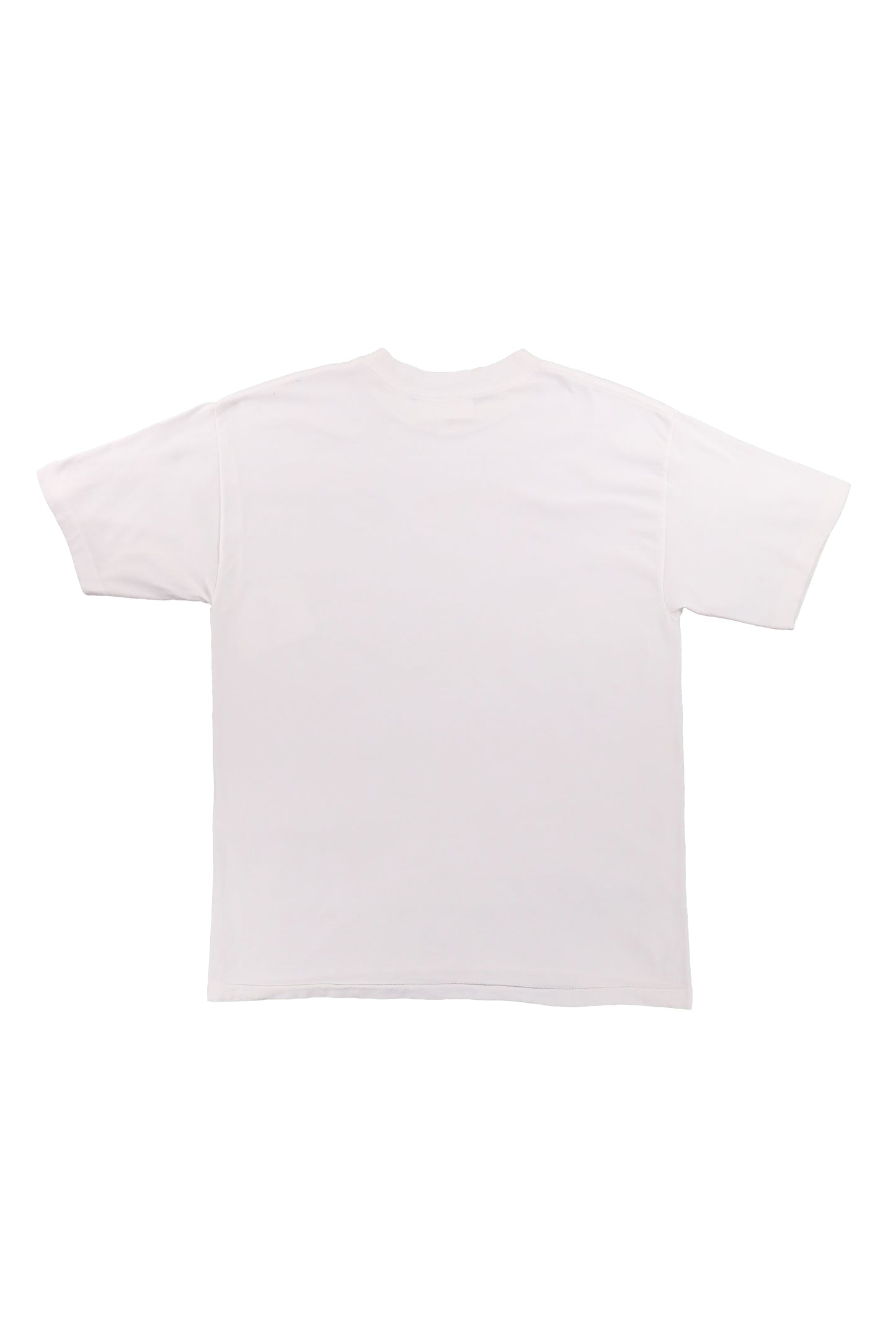 90's Stiches Embroidered White Graphic Tee