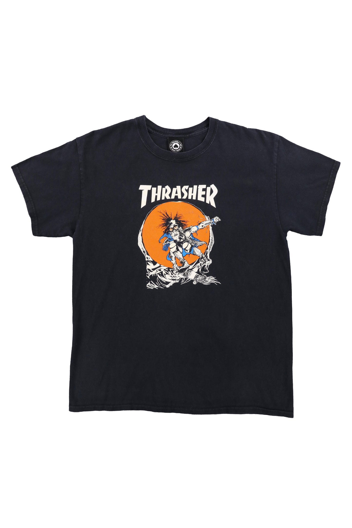 Vintage Thrasher Magazine Skate Outlaw Graphic Tee