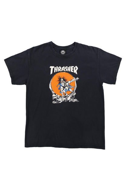 Vintage Thrasher Magazine Skate Outlaw Graphic Tee