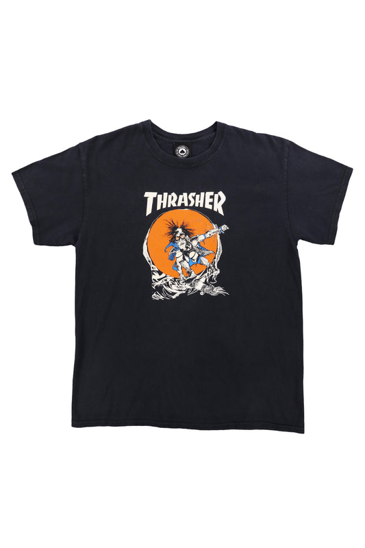 Vintage Thrasher Magazine Skate Outlaw Graphic Tee