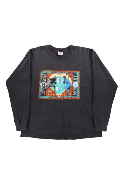Vintage Nike "Bo Jackson Hit & Run" Long Sleeve Tee