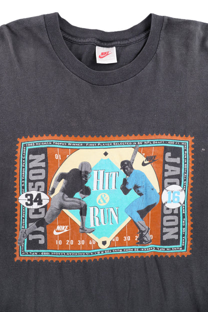 Vintage Nike "Bo Jackson Hit & Run" Long Sleeve Tee