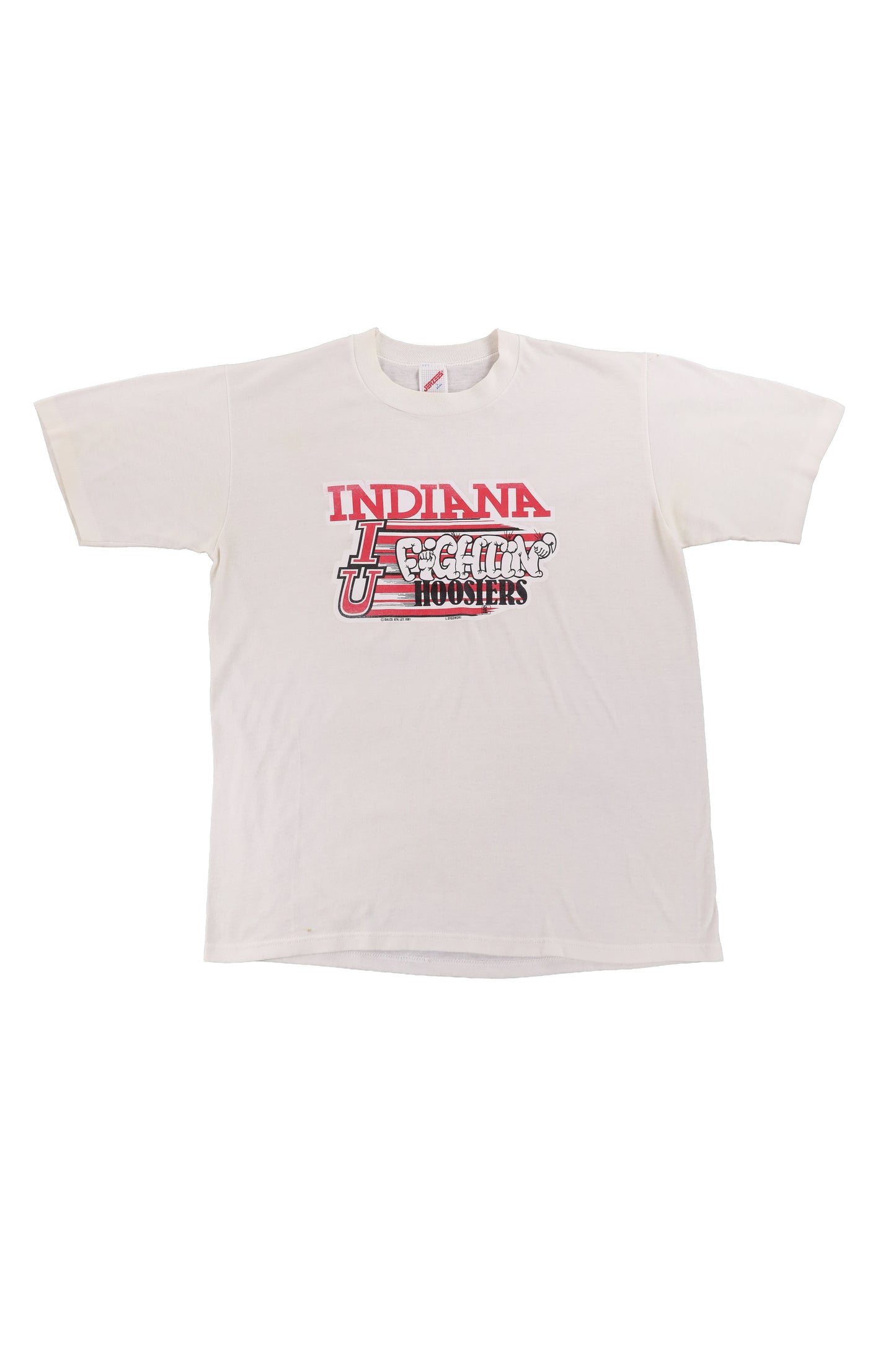 90's Indiana University Fightin Hoosiers Graphic Tee