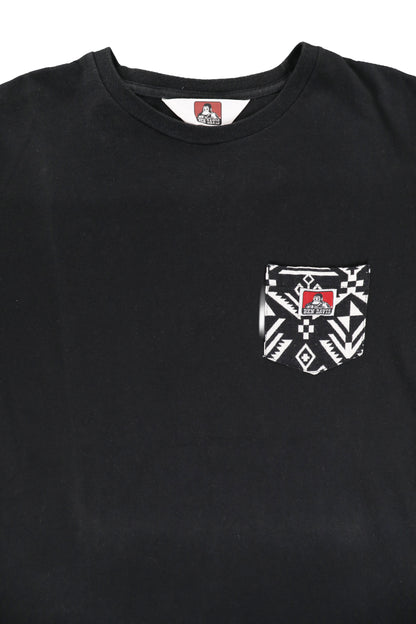 Ben Davis Black  Pocket Tee