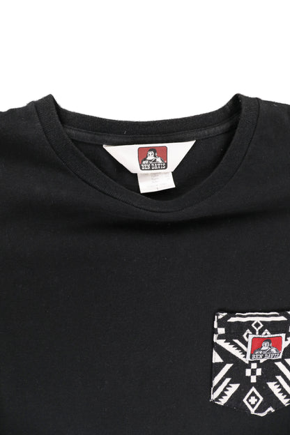 Ben Davis Black  Pocket Tee