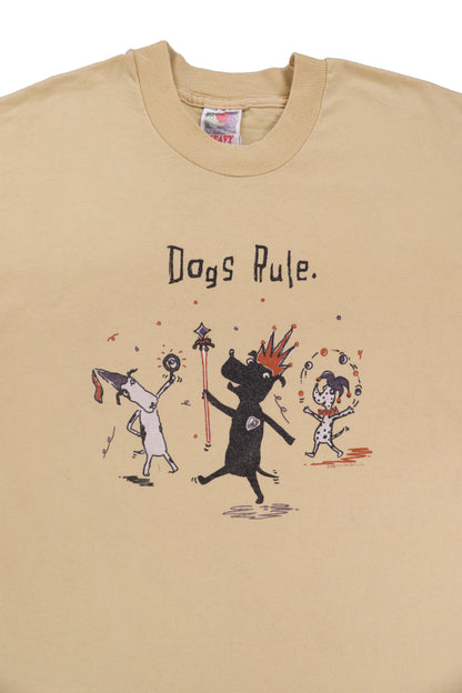 1998 Three Dog Bakery "Dogs Rule" Graphic Tee