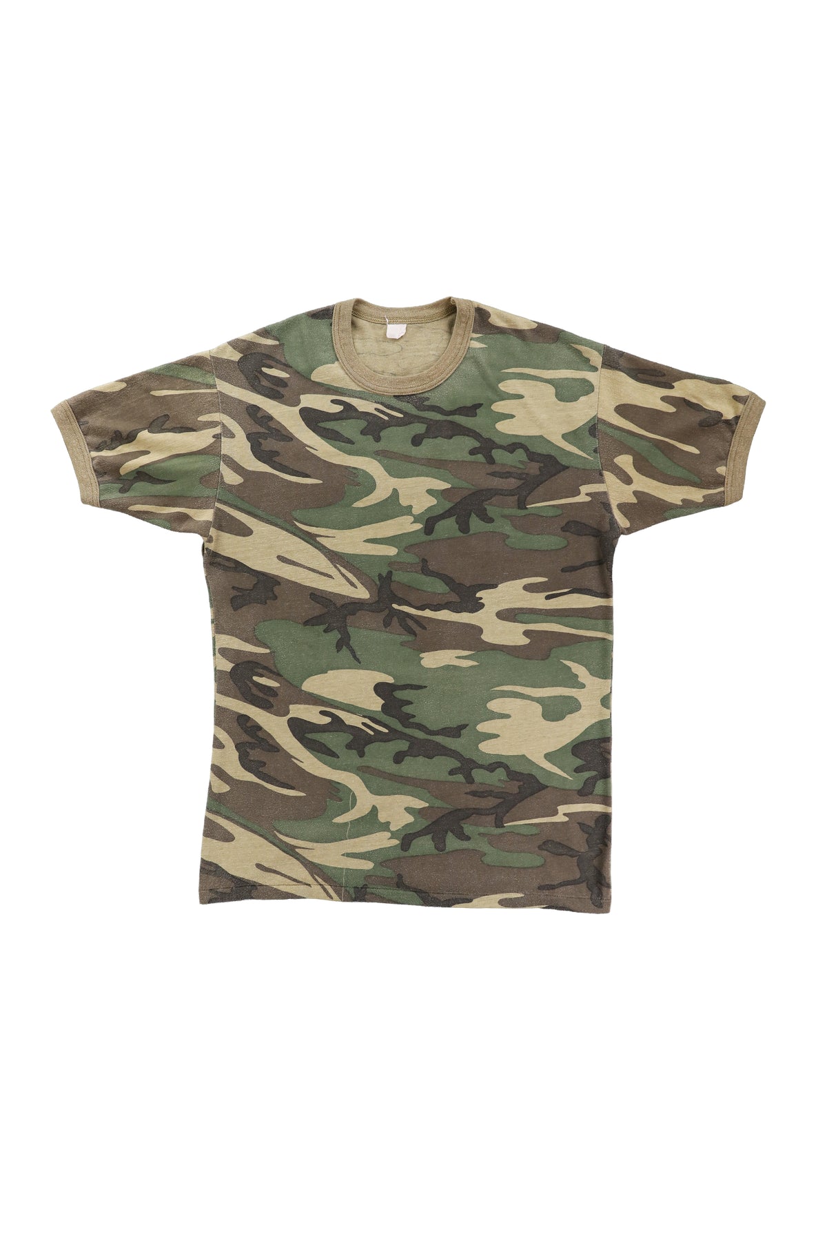 Vintage Green Camoflage Tee