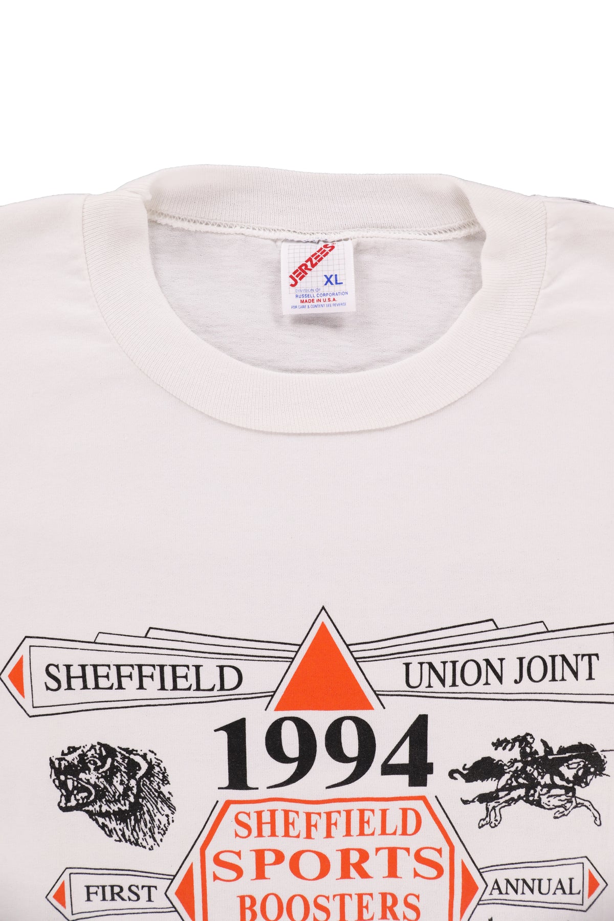 1994 Sheffield Sports Boosters Holiday Basketball Tournament Tee