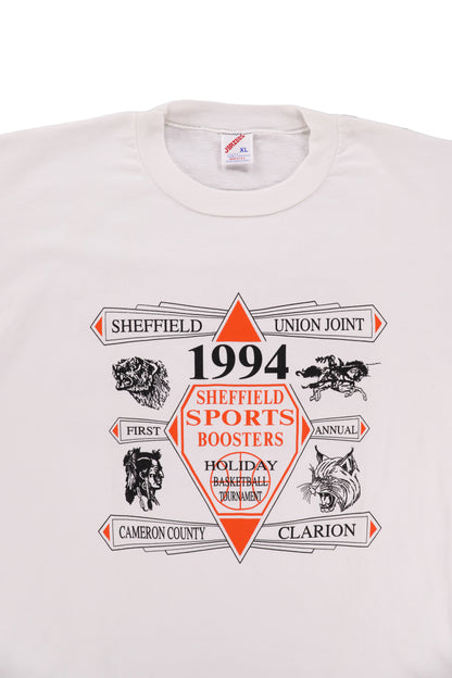 1994 Sheffield Sports Boosters Holiday Basketball Tournament Tee