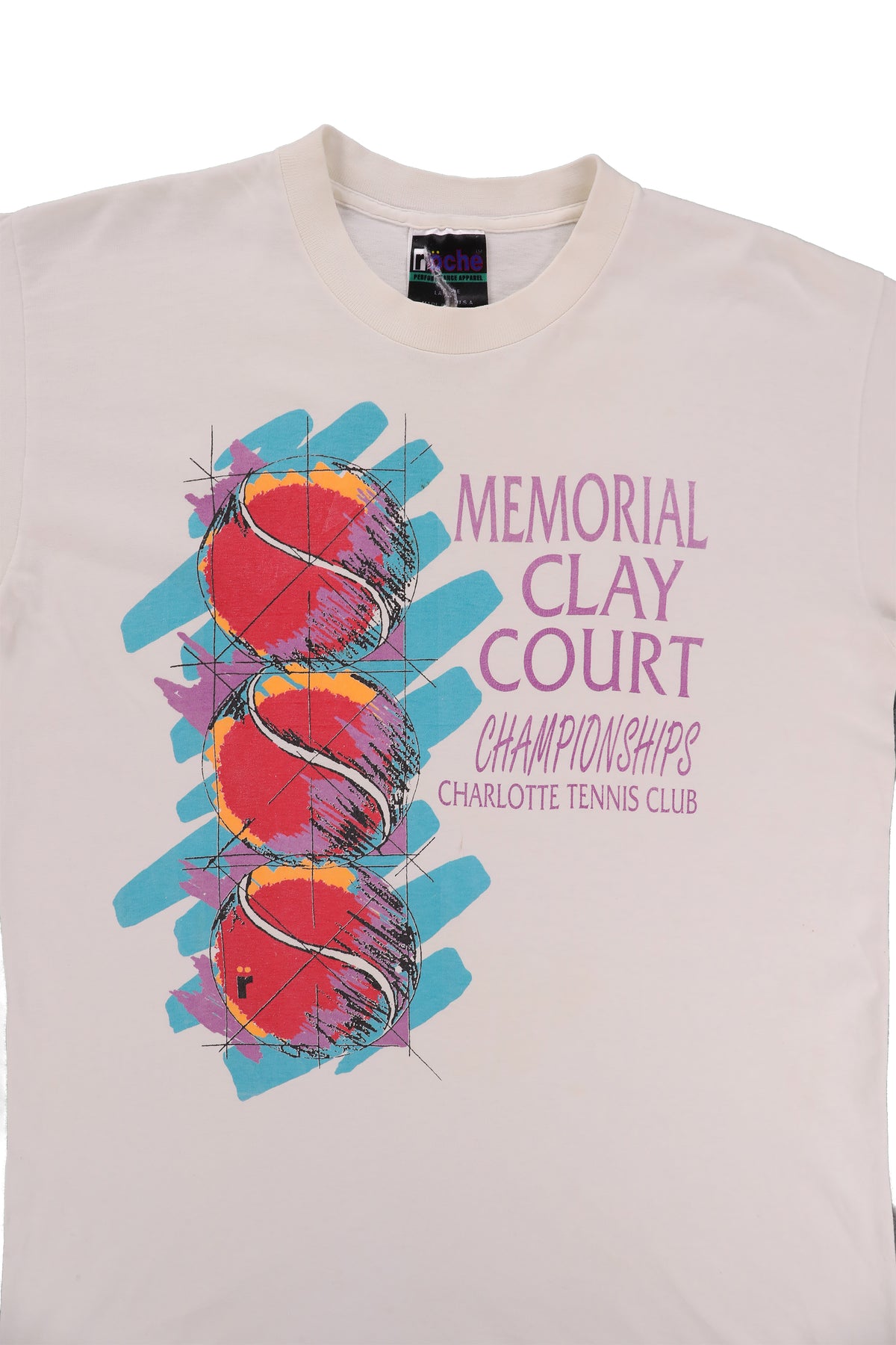 Vintage Charlotte Tennis Club Tournament Tee