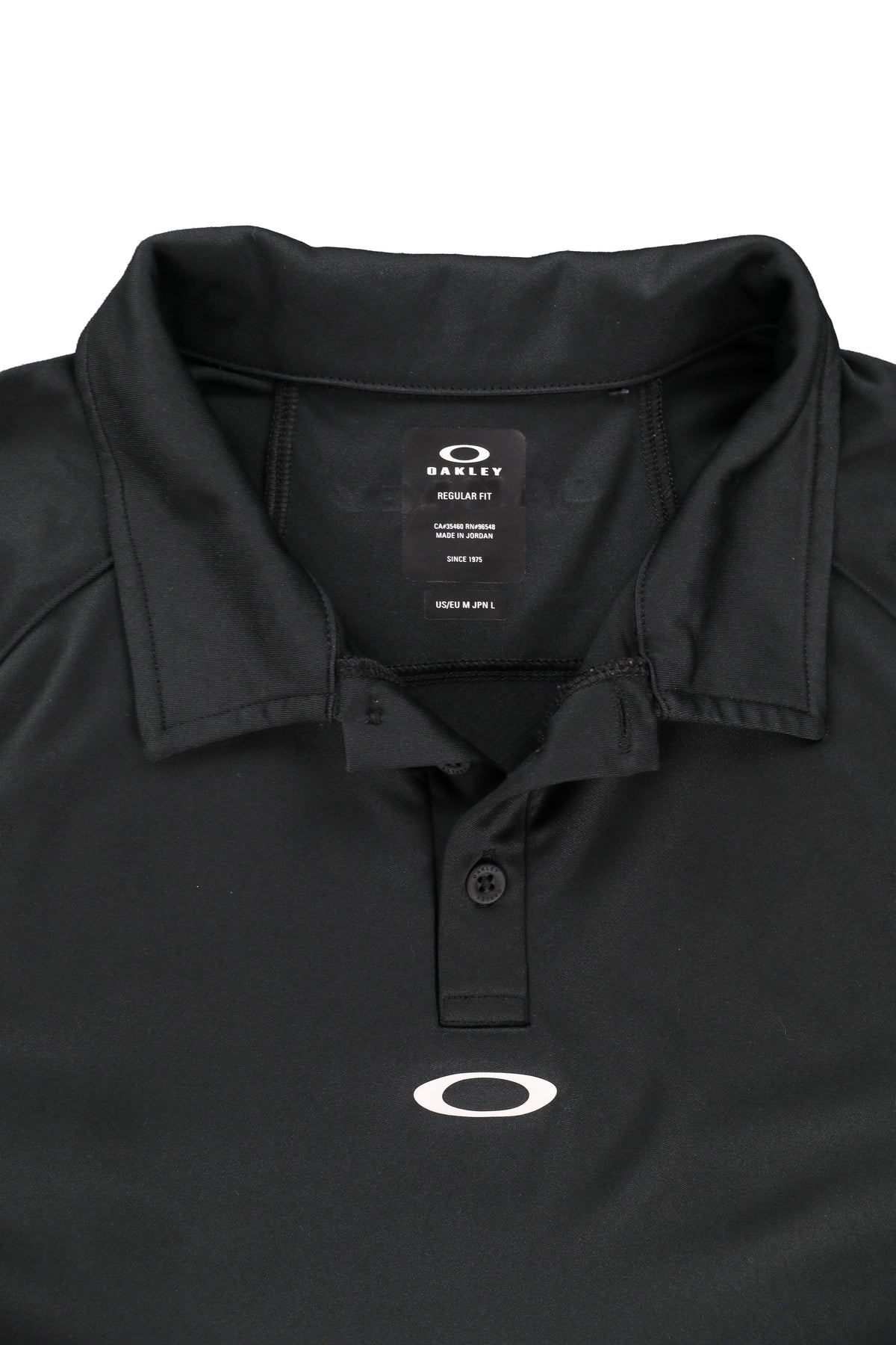 Oakley Regular Fit Black Polo Shirt
