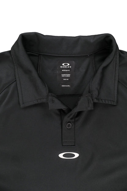Oakley Regular Fit Black Polo Shirt