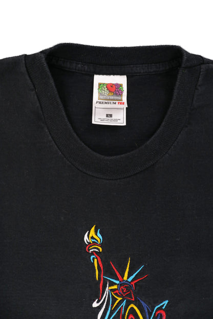 Vintage Statue of Liberty Black Graphic Tee