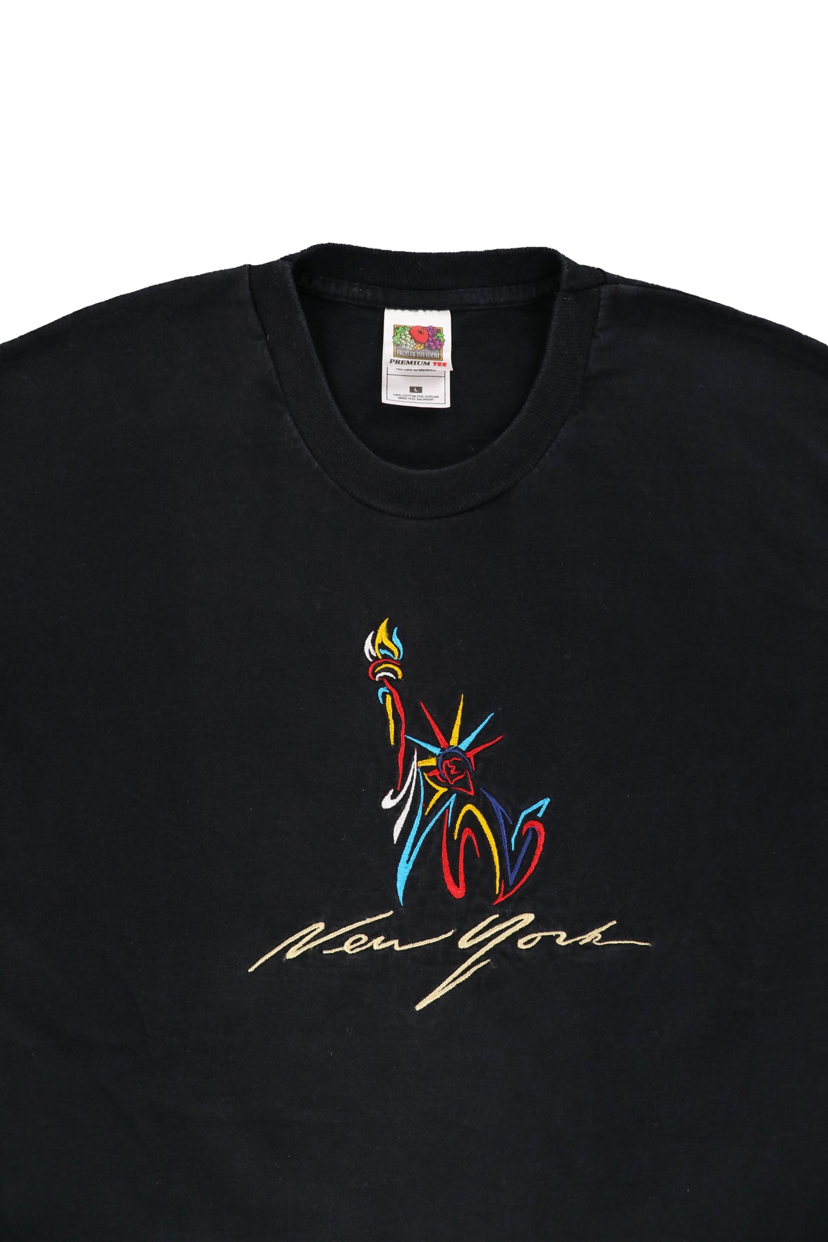 Vintage Statue of Liberty Black Graphic Tee