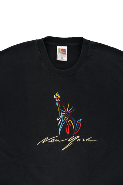 Vintage Statue of Liberty Black Graphic Tee
