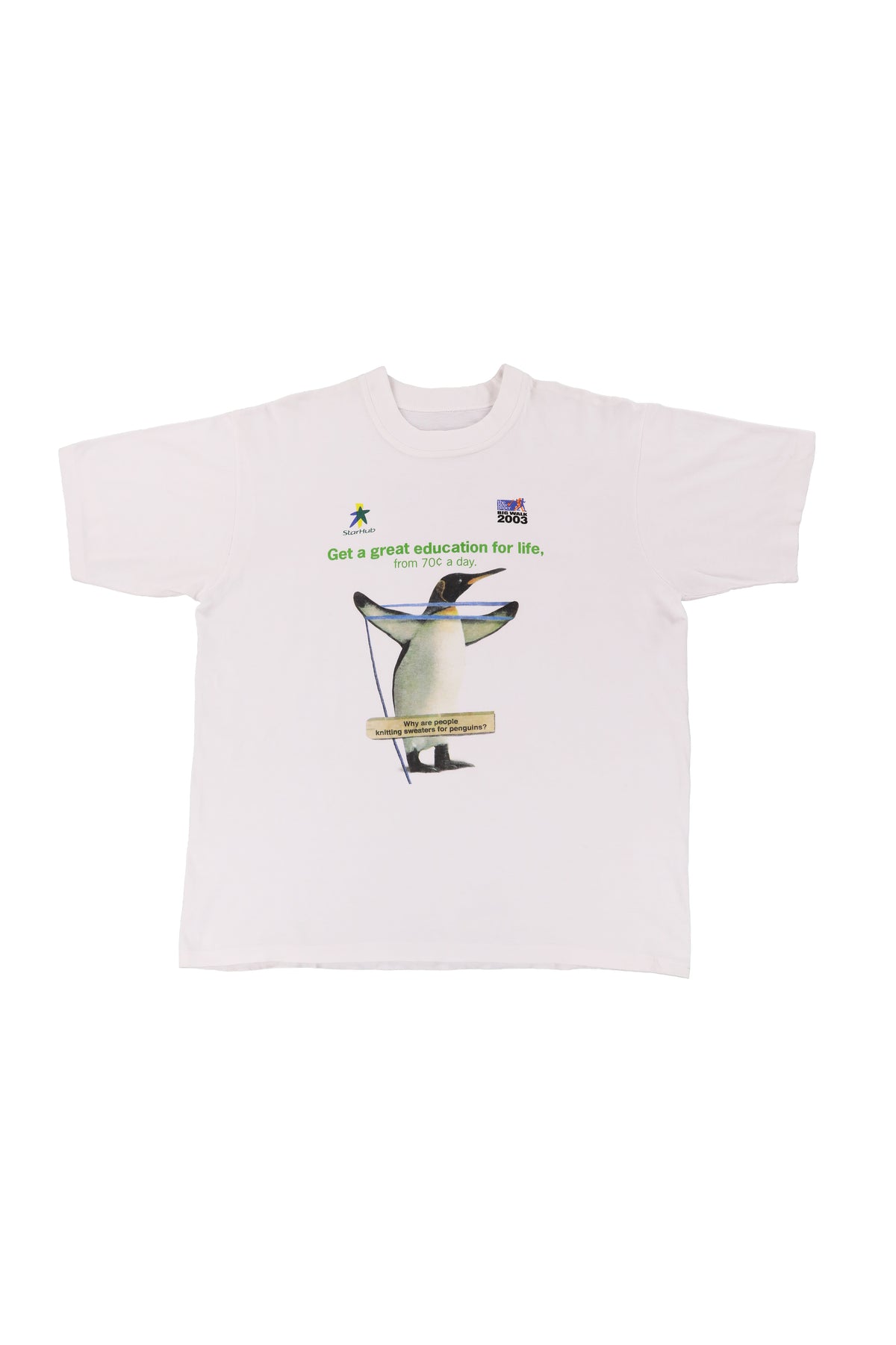2003 StarHub Penguin Graphic Promo Tee