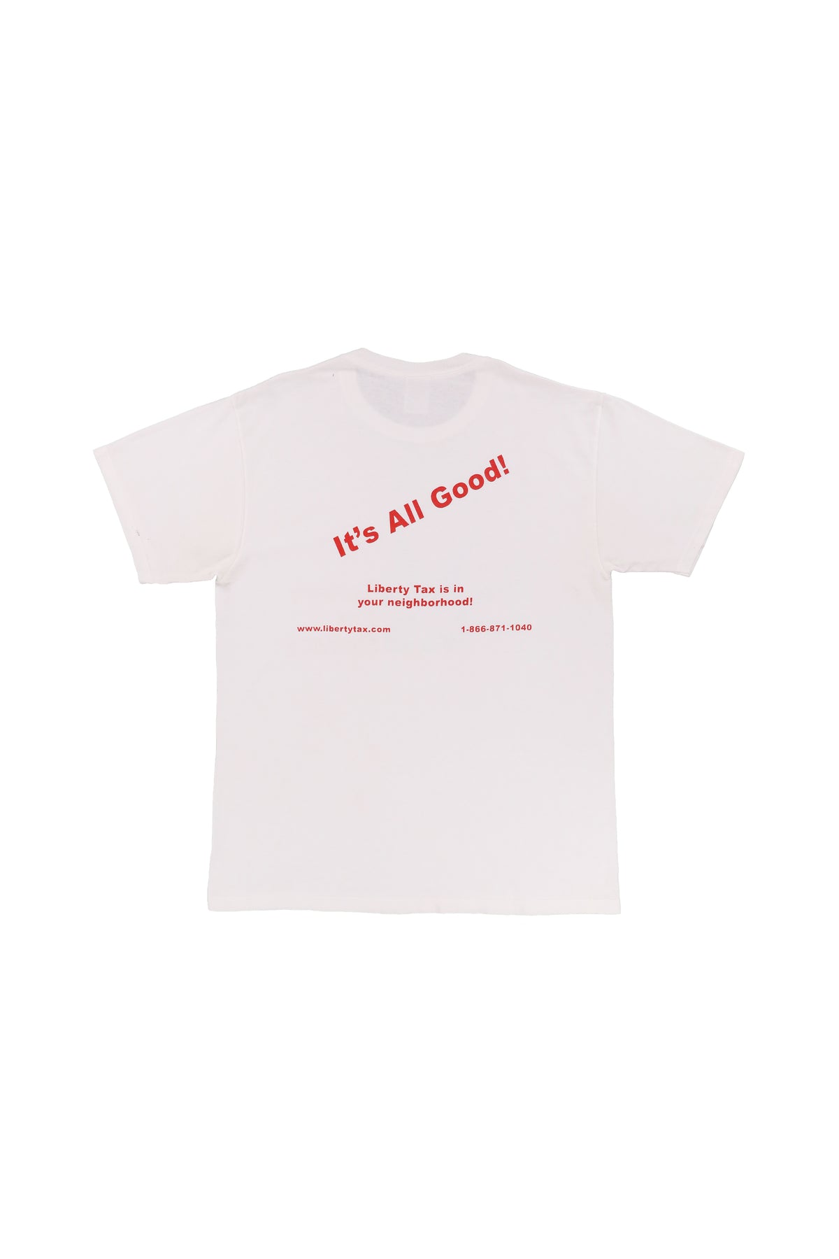Liberty Tax Service White Promo Tee