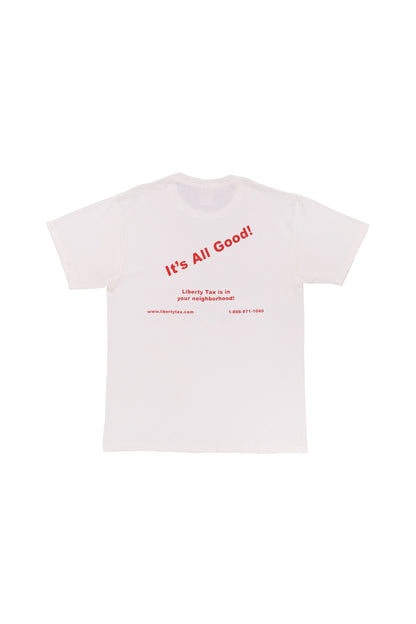 Liberty Tax Service White Promo Tee