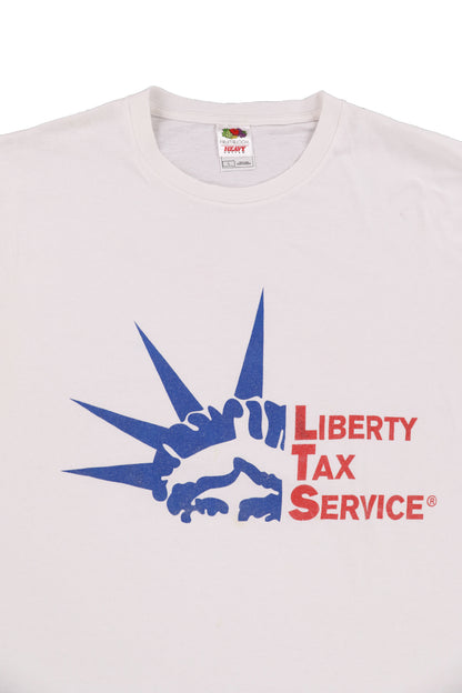Liberty Tax Service White Promo Tee