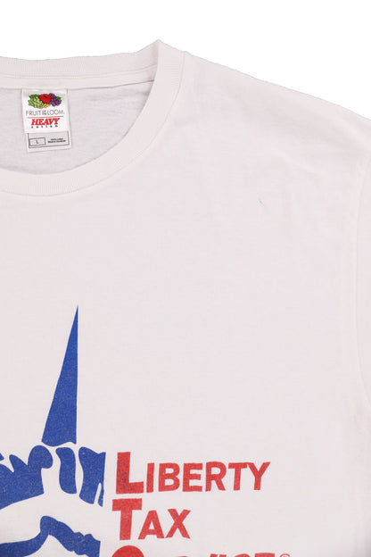 Liberty Tax Service White Promo Tee