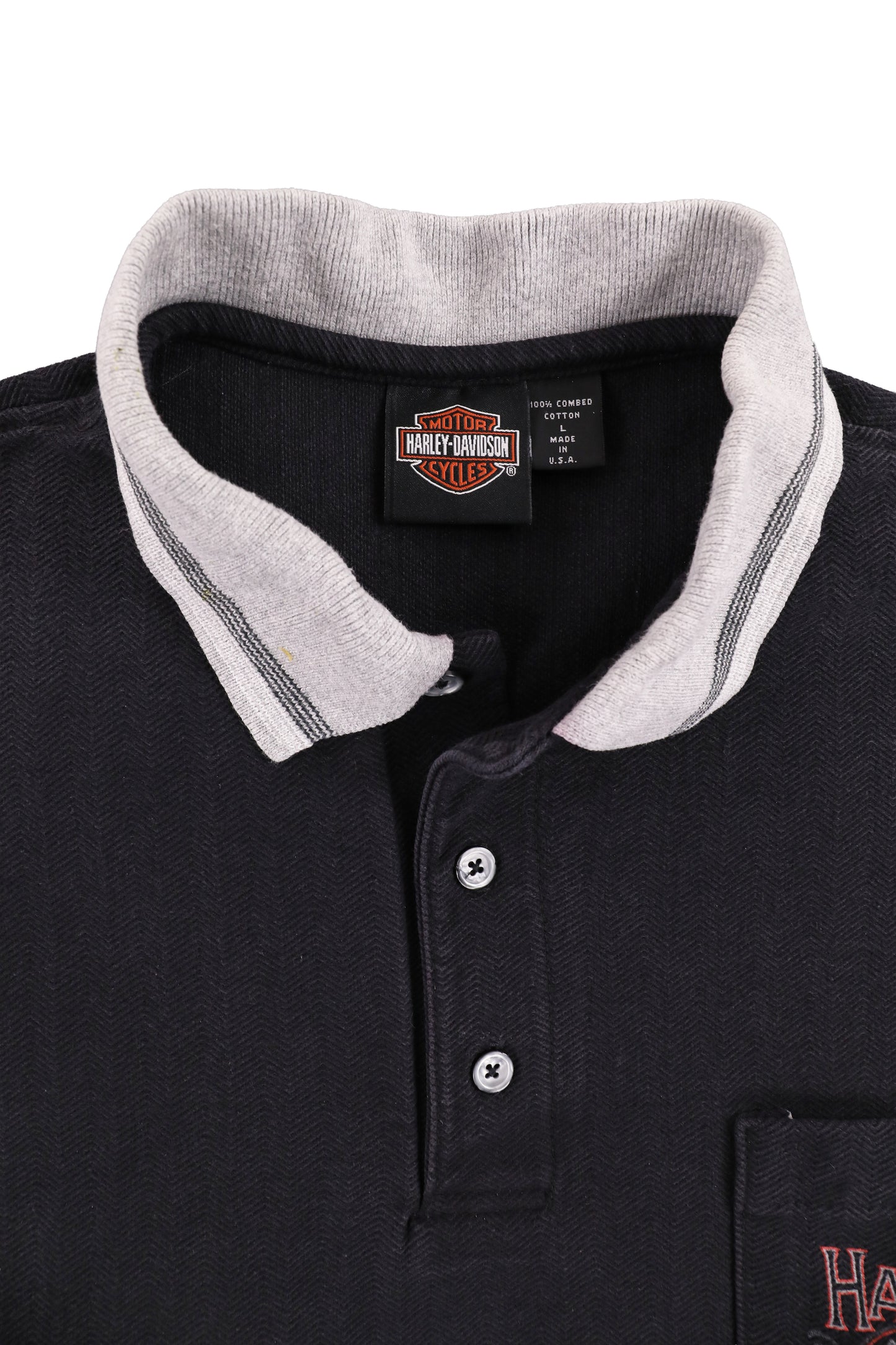 Harley Davidson Navy Graphic Polo Shirt