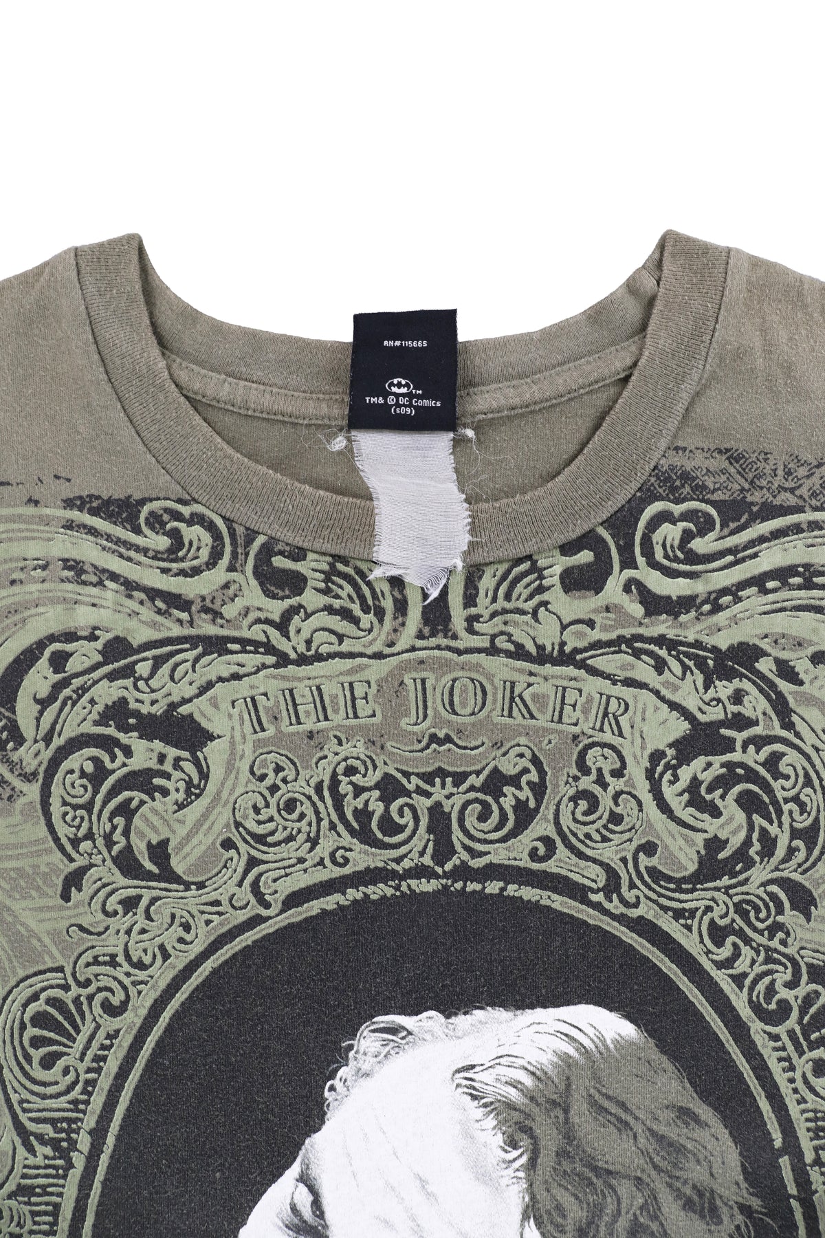 2009 DC Comics The Dark Knight "The Joker" Graphic Long Sleeve Thermo Tee