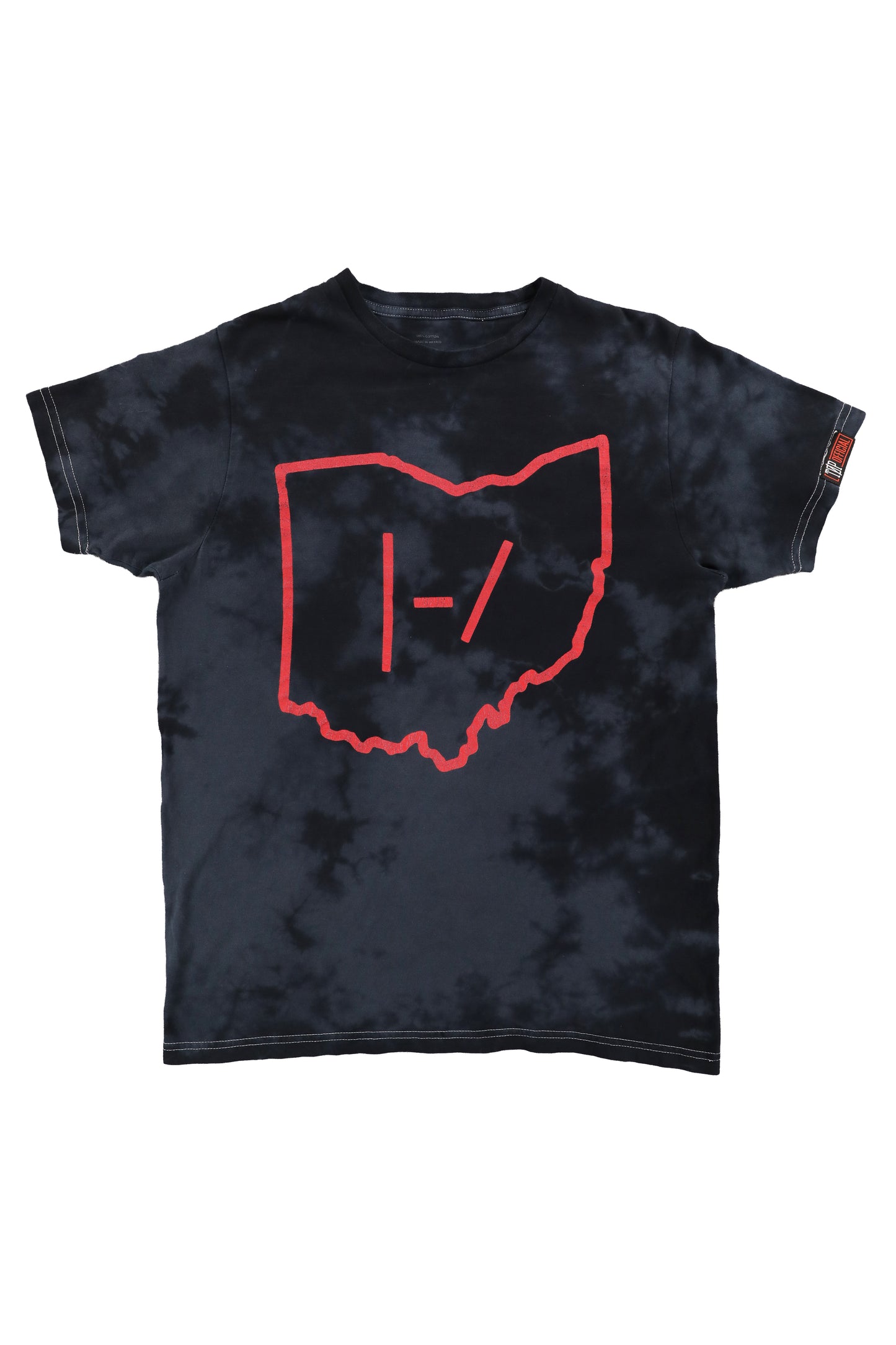 2017 Twenty One Pilots Tour De Columbus Tie-dye Concert Tee