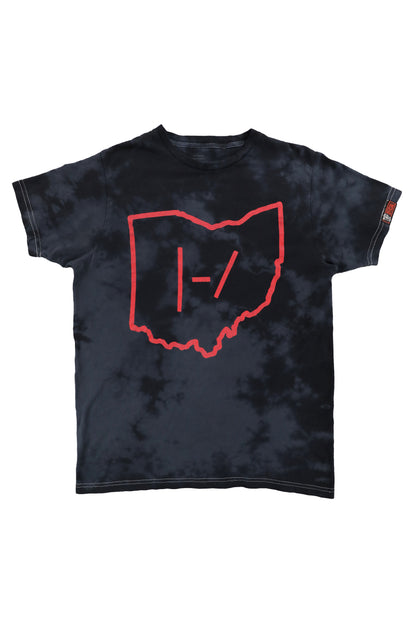 2017 Twenty One Pilots Tour De Columbus Tie-dye Concert Tee