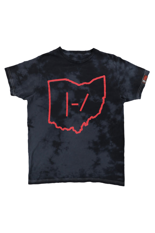 2017 Twenty One Pilots Tour De Columbus Tie-dye Concert Tee