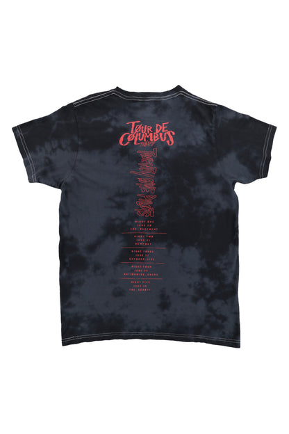 2017 Twenty One Pilots Tour De Columbus Tie-dye Concert Tee