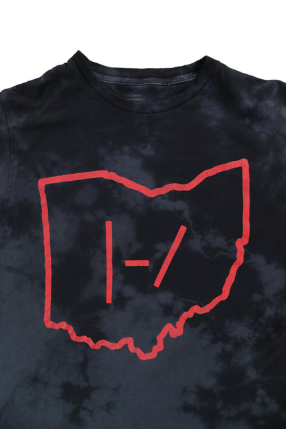 2017 Twenty One Pilots Tour De Columbus Tie-dye Concert Tee