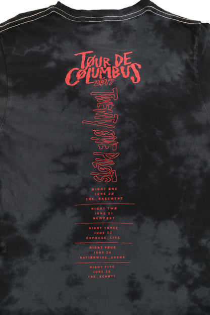 2017 Twenty One Pilots Tour De Columbus Tie-dye Concert Tee