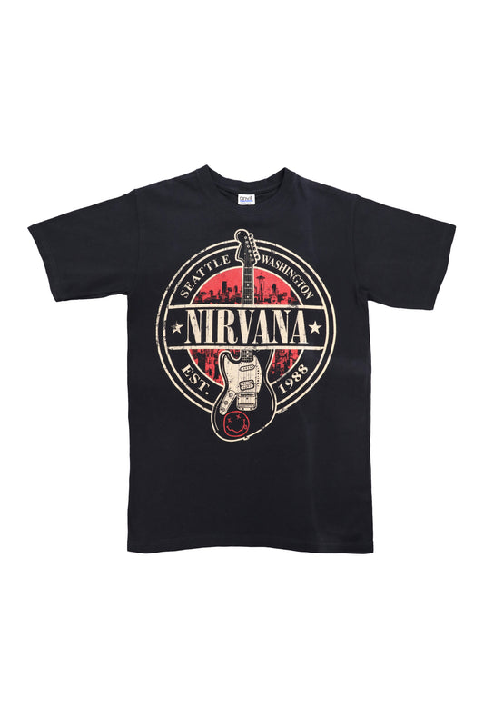2011 Nirvana Seattle Washington Est. 1988 Music Tee