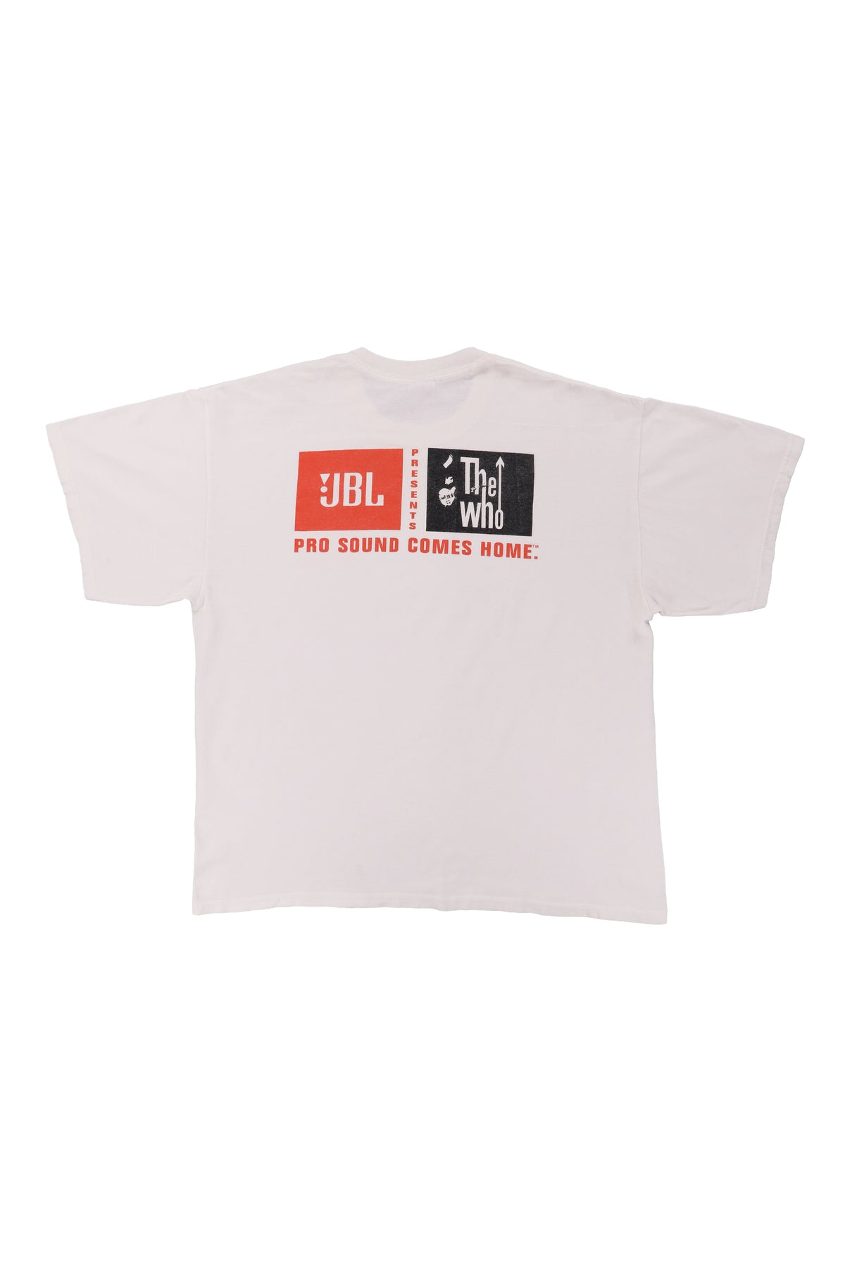 2002 JBL x The Who White Tour Tee