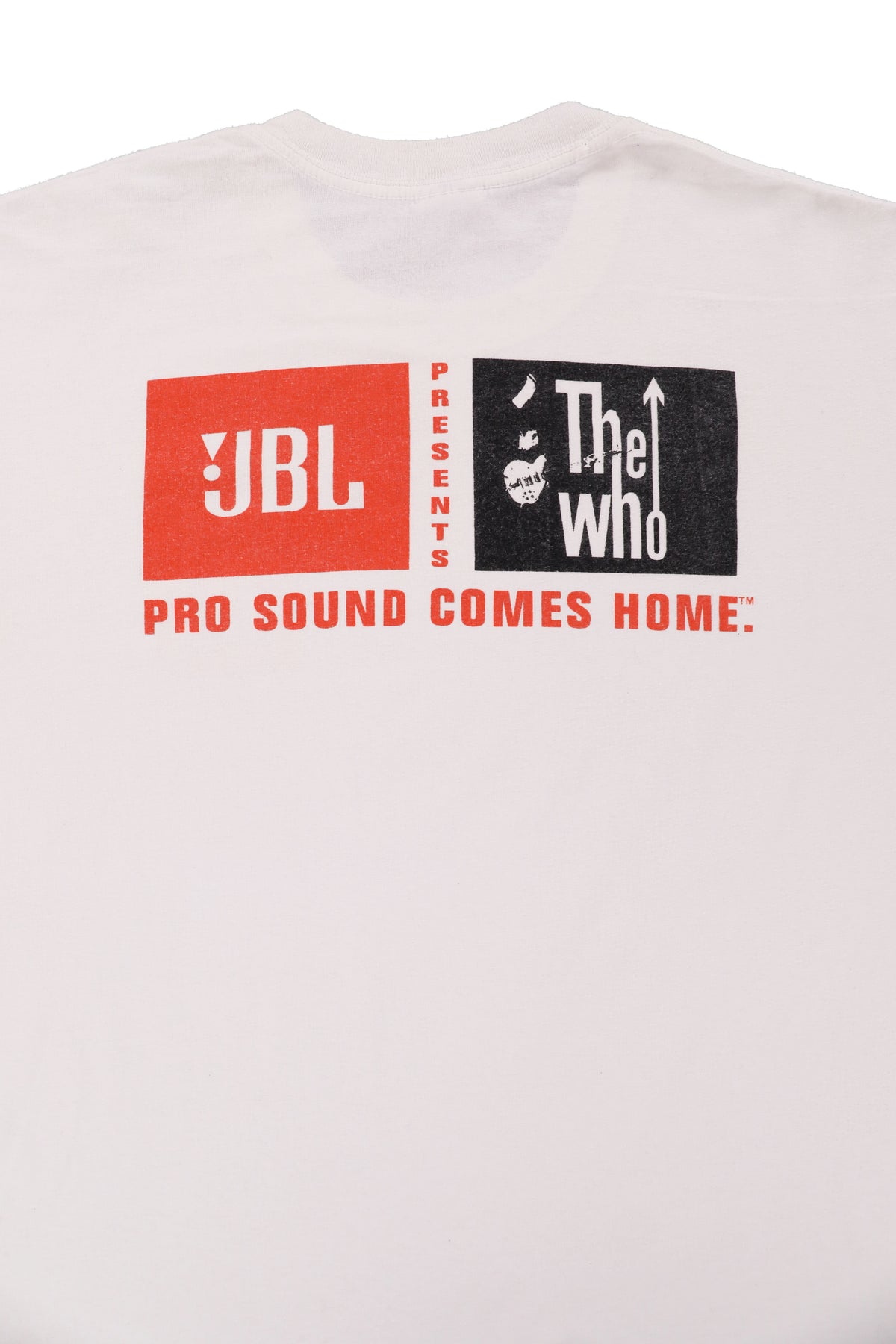 2002 JBL x The Who White Tour Tee