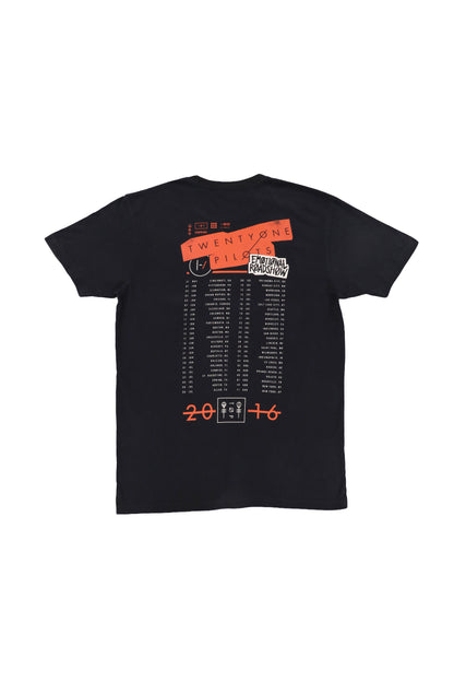 2016 Twenty One Pilots Emotional Roadshow Tour Tee