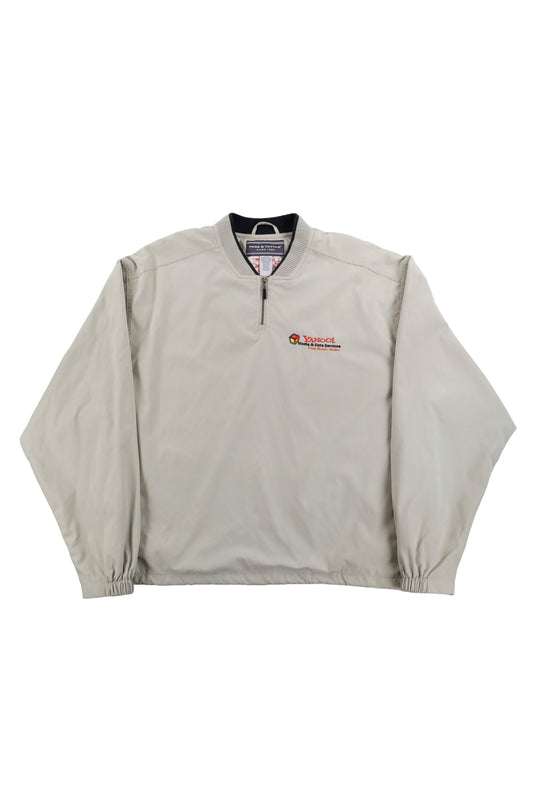 Yahoo! Media & Data Services Embroidered Logo Pullover Jacket