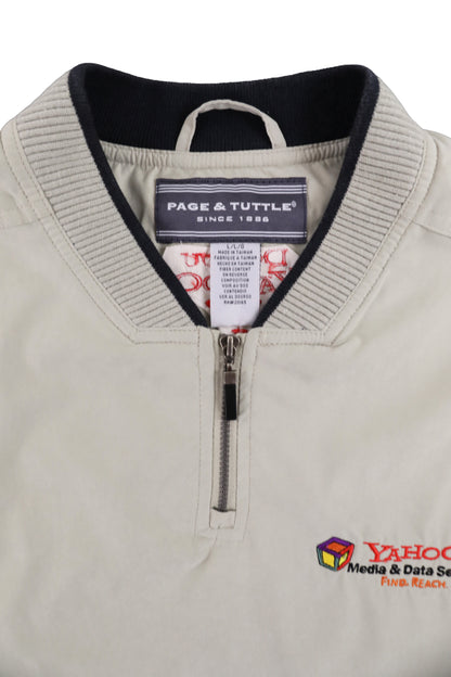 Yahoo! Media & Data Services Embroidered Logo Pullover Jacket