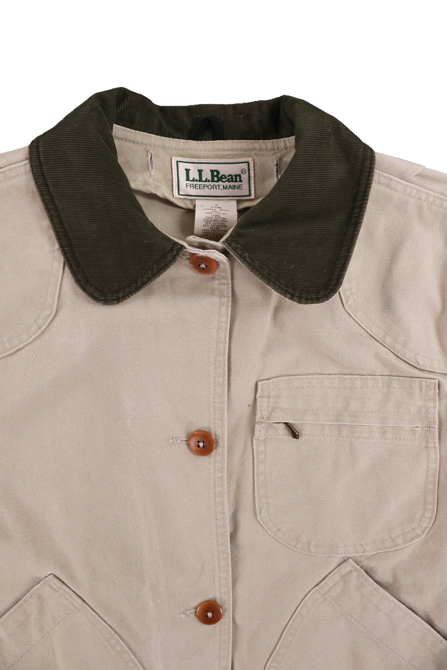 Vintage L.L. Bean Khaki Field Barn Coat