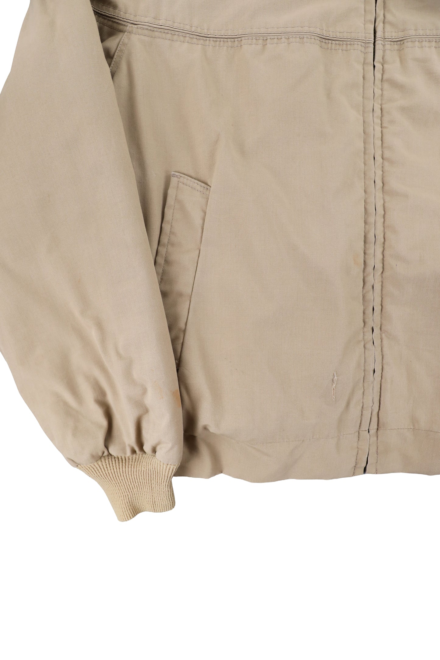Vintage Dillard's Beige Bomber Jacket