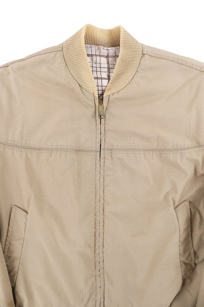 Vintage Dillard's Beige Bomber Jacket