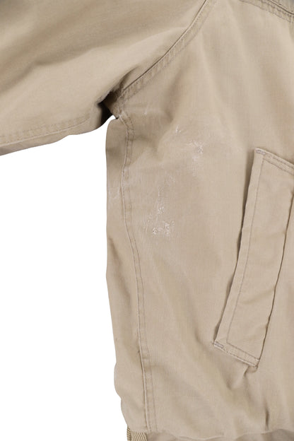 Vintage Dillard's Beige Bomber Jacket