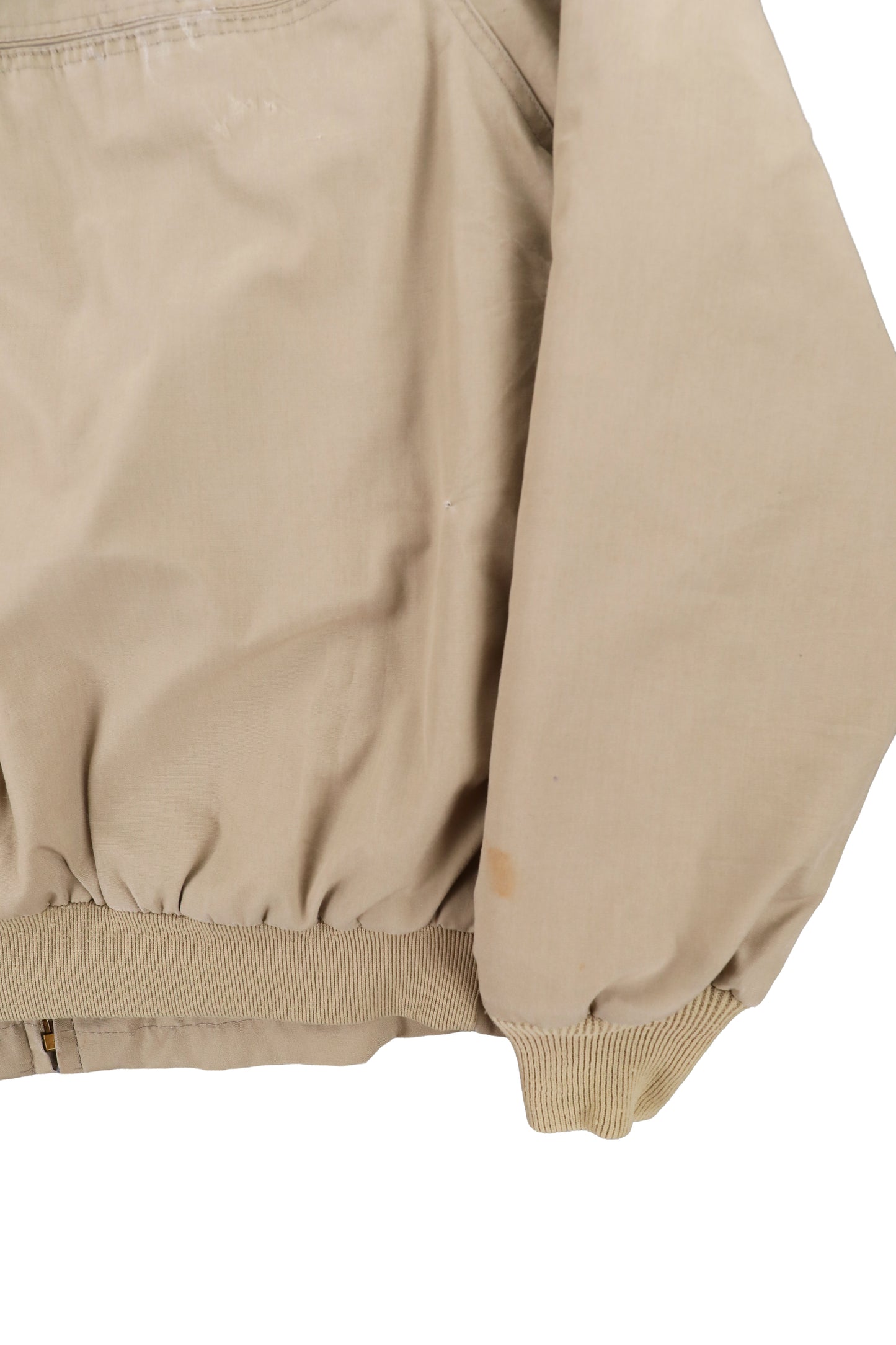 Vintage Dillard's Beige Bomber Jacket