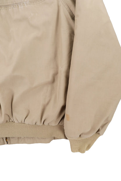 Vintage Dillard's Beige Bomber Jacket