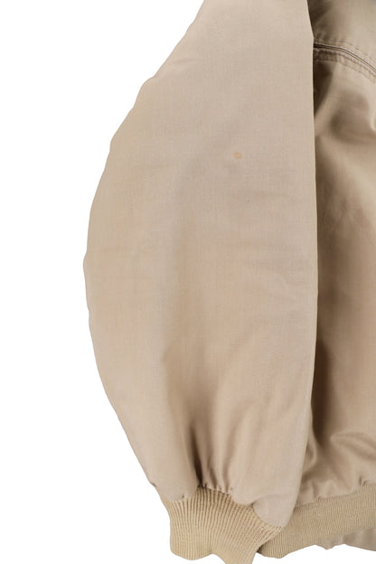 Vintage Dillard's Beige Bomber Jacket