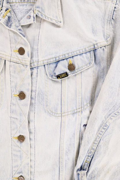 Vintage Lee x Looney Tunes Taz Light-acid-wash Denim Jacket
